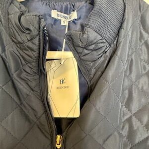 NWT Women's PUFFER VEST Jacket Navy S Spring Layering